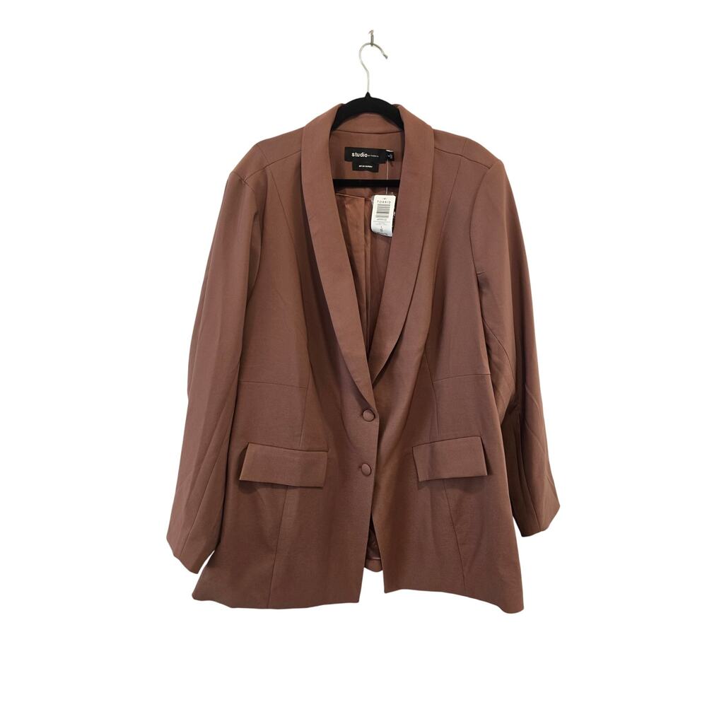 NWT Torrid size 26 Brown blazer